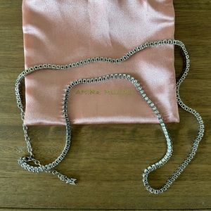 Amina Muaddi Body Tennis Necklace